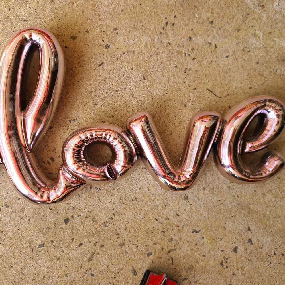 Rose Gold Love Balloon Decoration